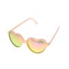 Lunettes de soleil coeurs orange pâle 2-5 ans