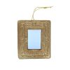 Petit miroir doré en laiton