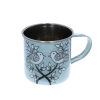 Mug métallique bleu