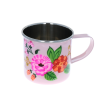 Mug métallique rose