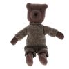 Ours Marceau en pull brun