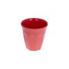 Petit verre rose corail en mélamine
