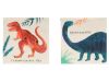 Petites serviettes en papier dinosaures
