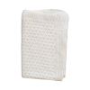 Couverture pointelle en coton beige