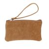 Petite pochette cuir camel