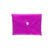 Porte-monnaie enveloppe rose fuchsia