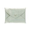 Porte-monnaie enveloppe cuir doré