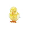 Poussin sauteur en peluche jaune