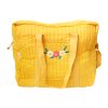 Sac à langer matelassé jaune - Printemps chéri