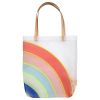 Sac tote bag en tissu Arc-en-ciel