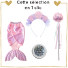 Ensemble déguisement enfant sirène