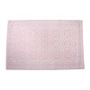Tapis d'extérieur plat rose poudré