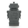 Tirelire robot Mr Robert gris