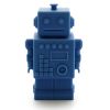 Tirelire robot Mr Robert bleu foncé
