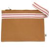 Trousse de toilette plate moutarde