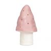 Veilleuse petit champignon vieux rose