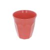 Grand verre uni terracotta