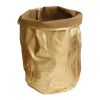 Panier en papier lavable doré 30cm