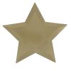 Assiette en carton étoile dorée