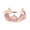 Couronne sequins rose cuivre