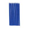 Lot de 12 bougies à paillettes bleues
