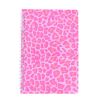 Cahier à spirales léopard rose