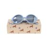 Lunettes de soleil enfant rondes bleu 3-8 ans
