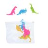 Lot de 8 dinosaures fluo