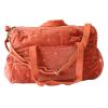 Sac à langer velours terracotta