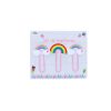 Set de 3 trombones arc-en-ciel