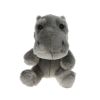 Peluche hippopotame gris