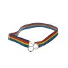 Ceinture élastique enfant rayée arc-en-ciel - À bicyclette