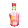 Carafe en verre multicolore