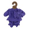  Tenue de poupée Rosie velours violet lavande