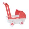 Landau poussette pour poupée terracotta