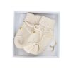 Boîte coffret naissance chaussons et bracelet
