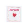 Pin's je t'aime de tout mon coeur