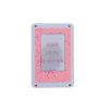 Cadre photo magnétique rose pailleté