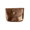 Petit porte-cartes cuir bronze cuivré