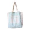Tote bag damier bleu Le petit Souk
