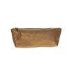 Trousse stylos en cuir bronze