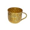 Tasse en laiton feuilles