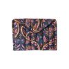 Pochette enveloppe block print bleu - Mariage Indien