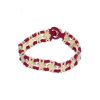 Bracelet indien losanges et fil rose - Mariage Indien