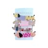 Lot de 4 barrettes chiens teckel