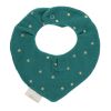 Bavoir bandana vert étoiles - Ma bonne étoile