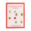 Lot de 4 paires boucles d'oreilles enfants fruits légumes