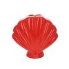 Tirelire en céramique coquillage rouge - Trouville