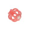 Balle en silicone rose corail