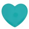 Assiette en mélamine cœur verte